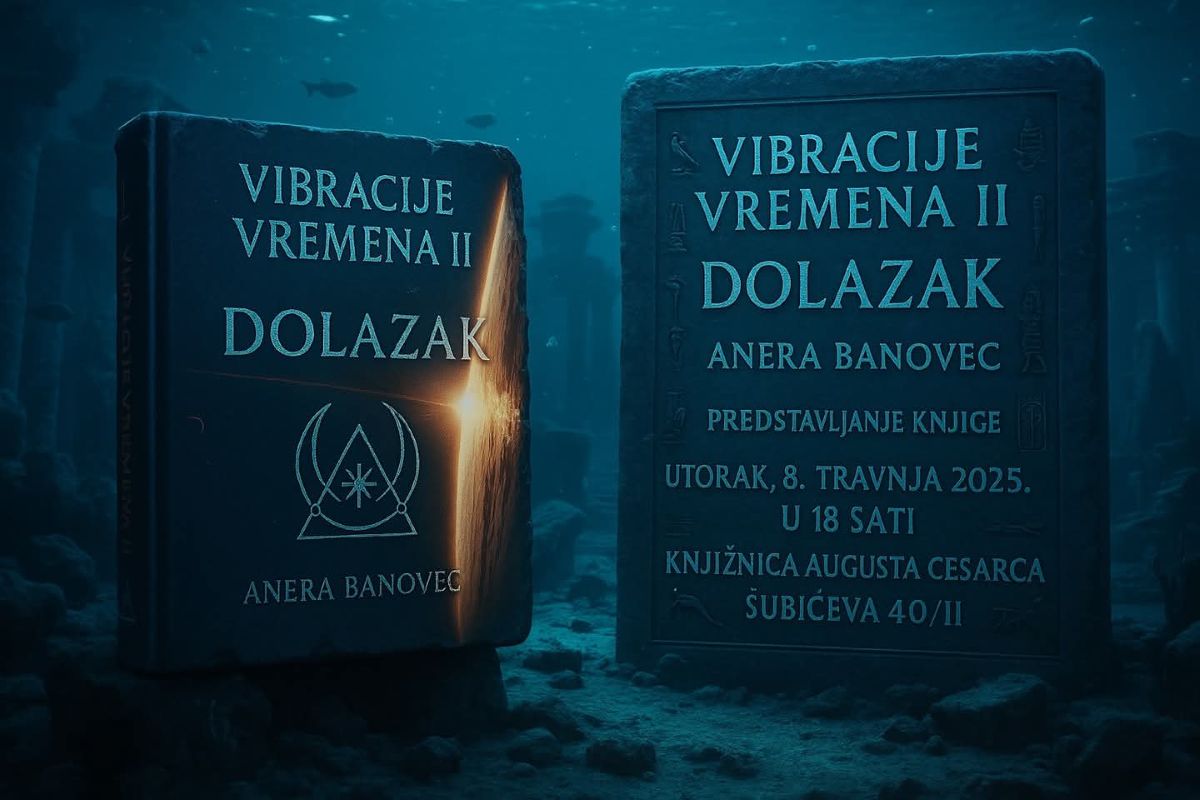 roman Vibracije vremena Knjižnica August Cesarec Zagreb Ira Tuzlančić Dolazak Povratak Porijeklo SF i Fantasy promocija knjige